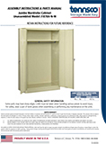 Jumbo Wardrobe Cabinet - Unassembled Model J1878A-N-W (2820918)